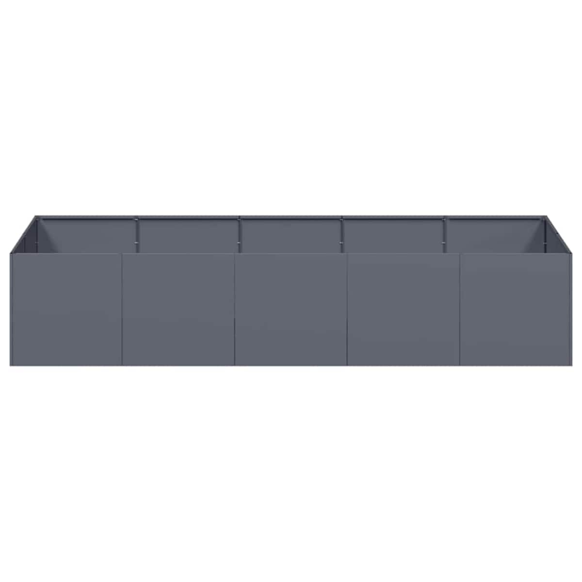 vidaXL Doniczka Antracyt 200x80x40 cm Stal