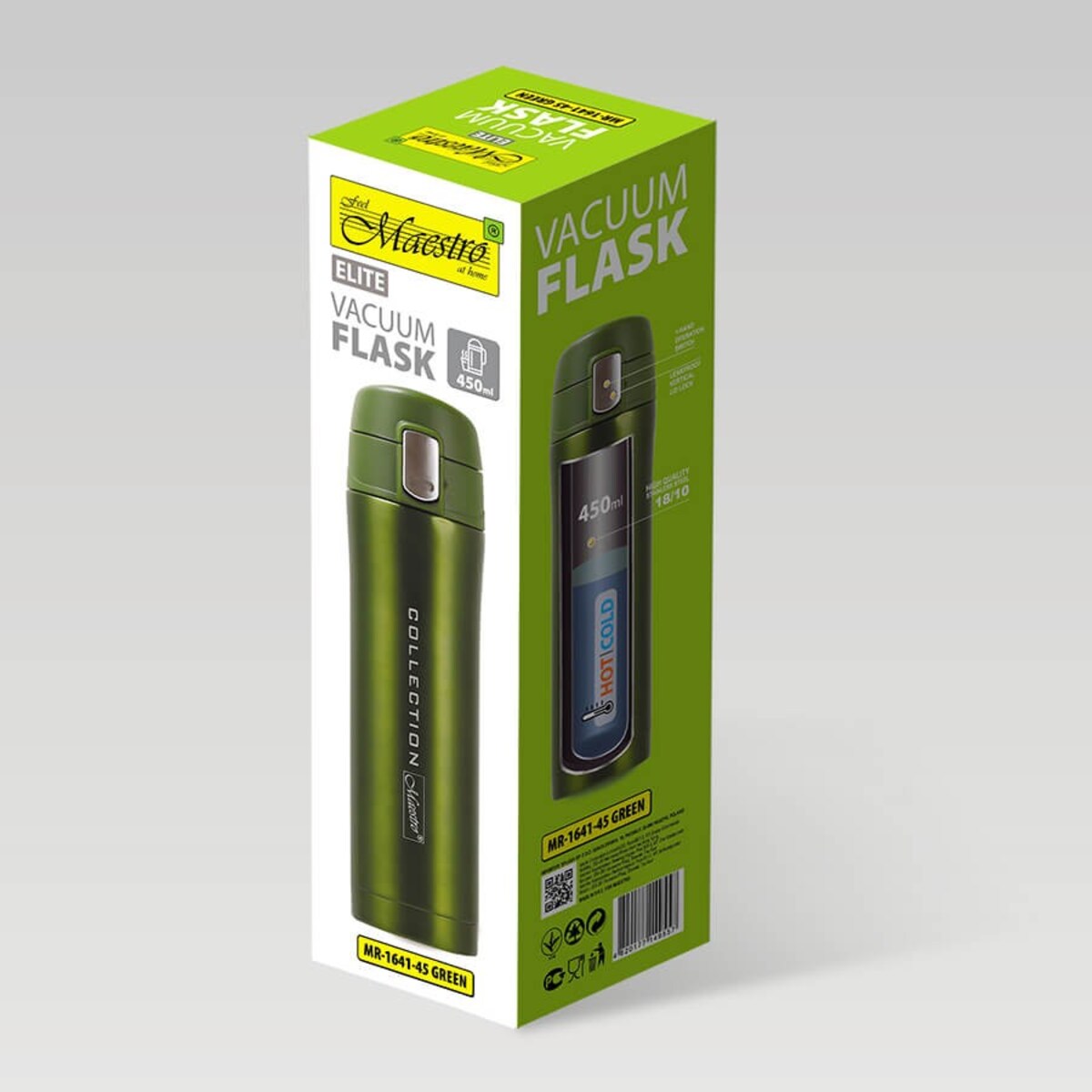 Kubek termiczny na kawę do kawy 450ml zielony MAESTRO MR-1641-45-GREEN