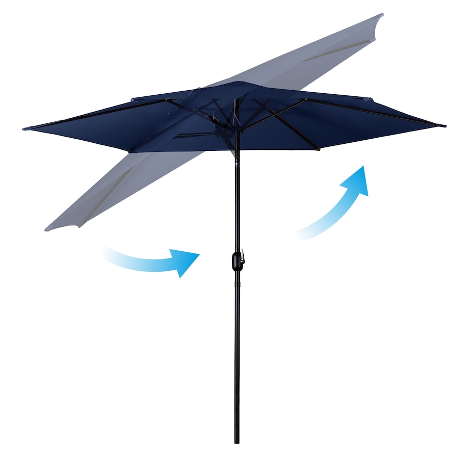 Duży parasol ogrodowy 300cm balkonowy składany + pokrowiec Plonos