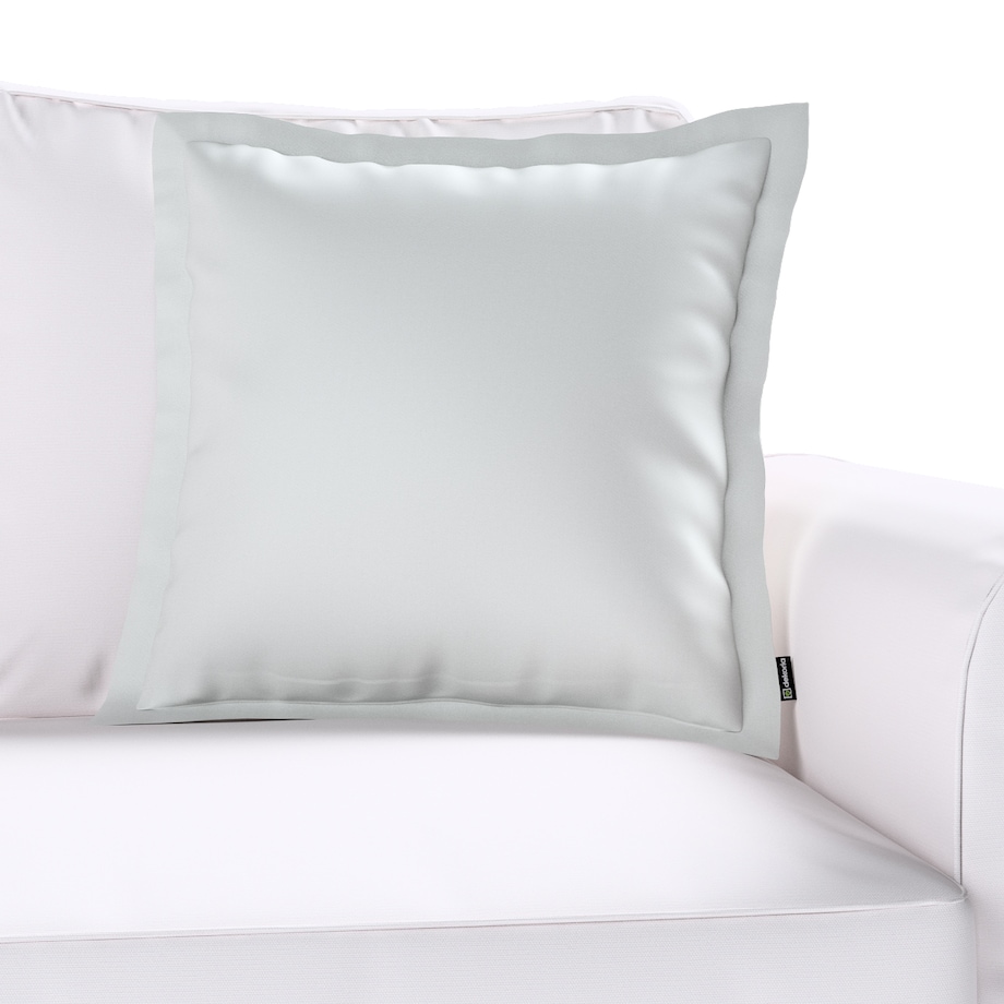 Poszewka Mona na poduszkę 45x45 gołębi srebrny z połyskiem