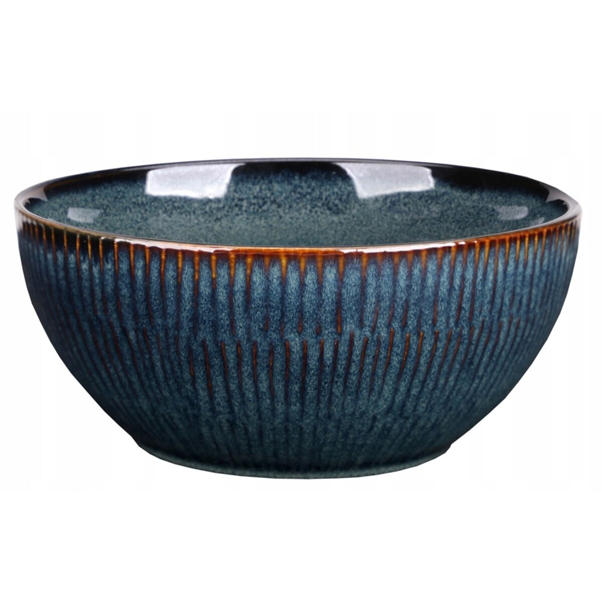 Miseczka Galactic 600ml 4szt kamionka ceramika niebieska na śniadanie zupę