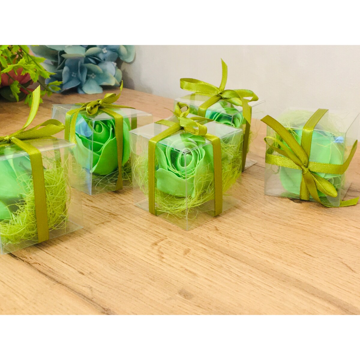 MYDLANA PACHNĄCA RÓŻA dla gości prezent pudełeczko