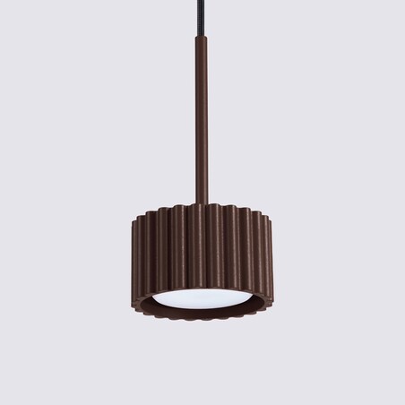 Lampa wisząca AURA 1 brązowa Gx53