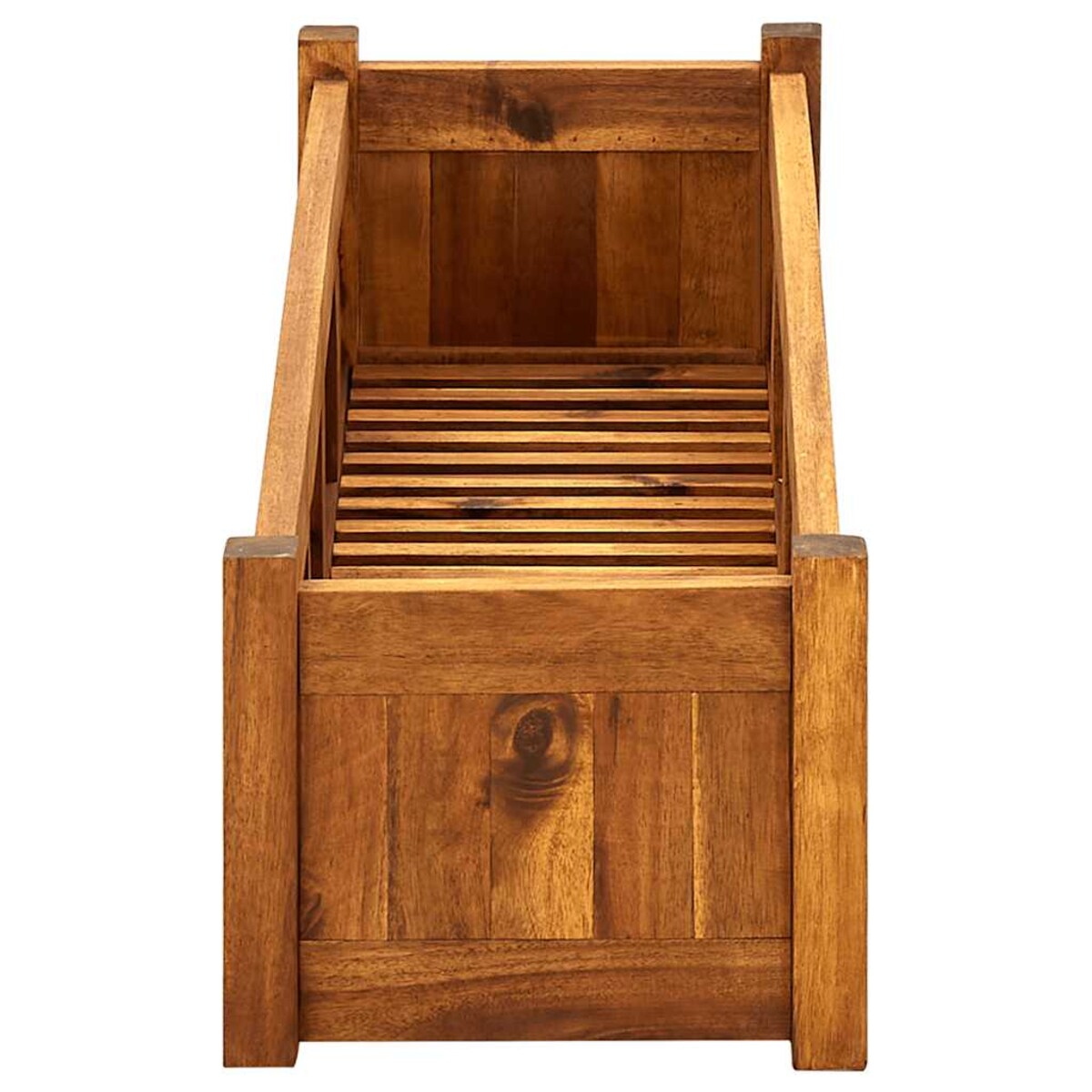 vidaXL Podwyższona donica ogrodowa, drewno akacjowe, 100x30x25 cm