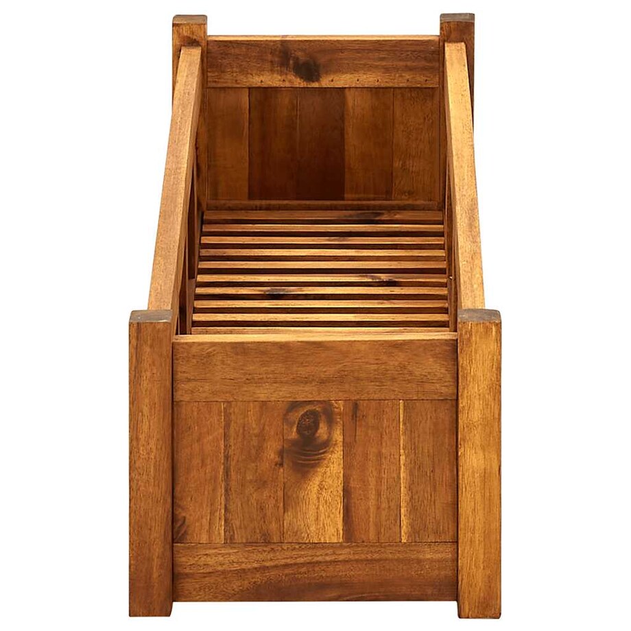 vidaXL Podwyższona donica ogrodowa, drewno akacjowe, 100x30x25 cm