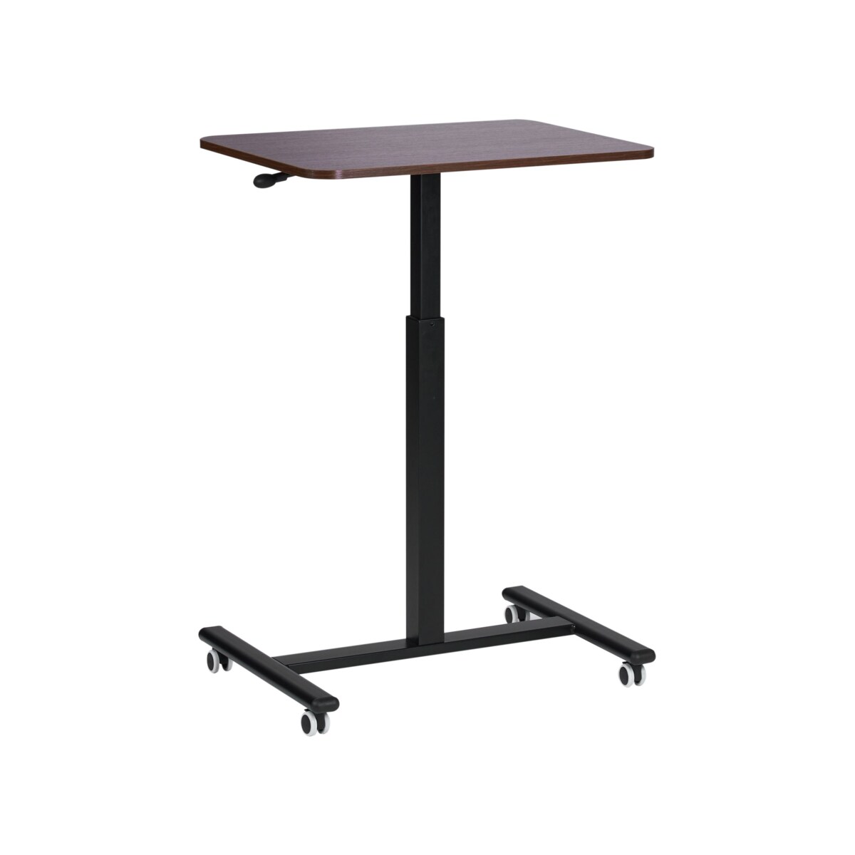 Regulowany stolik pod laptopa 65 x 48 cm ciemne drewno ACADEMIA