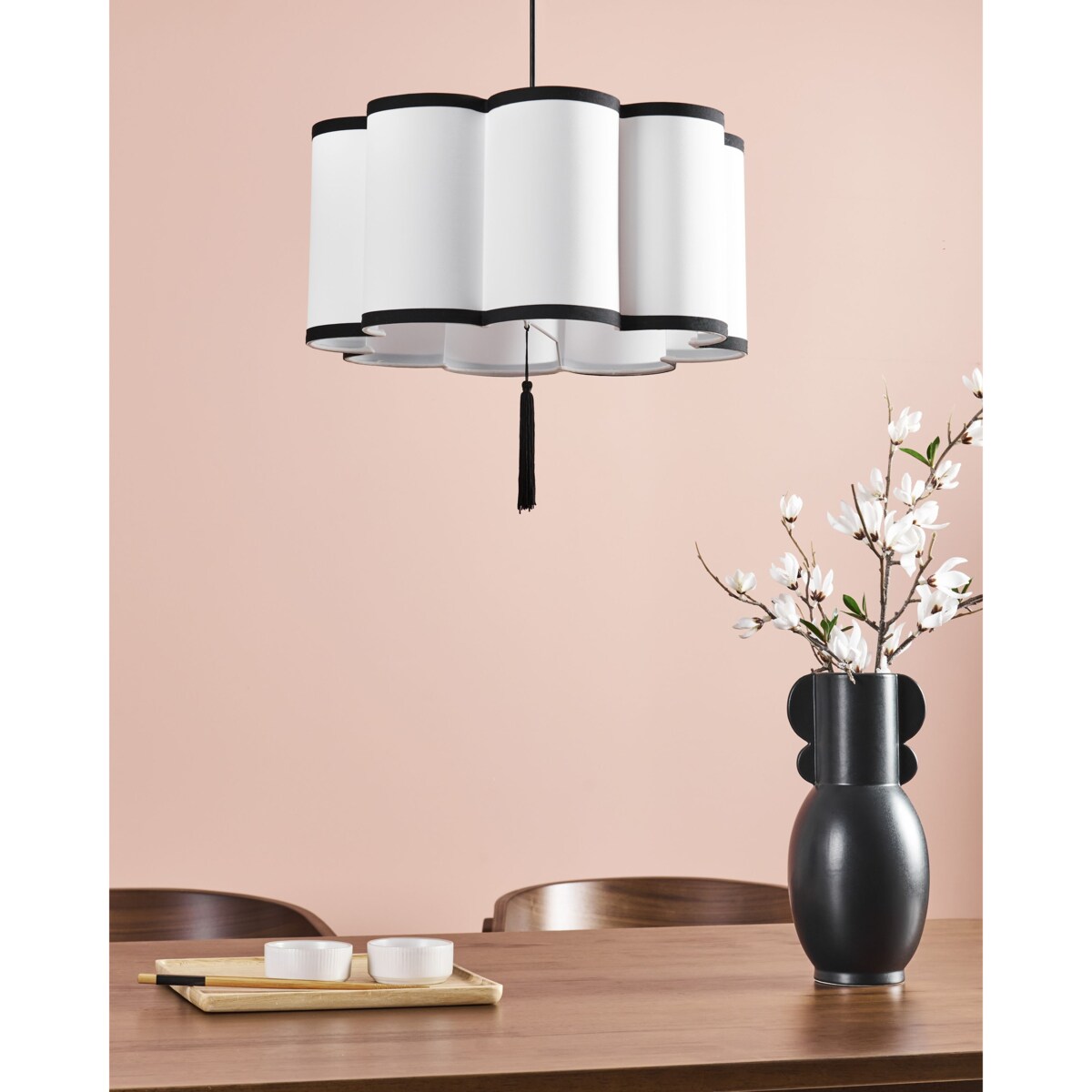 Lampa wisząca PALAMAR Materiał syntetyczny Biały