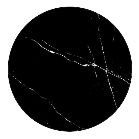 STOLIK KAWOWY Aventure CERAMICZNY BLAT 50x52cm czarny marmur