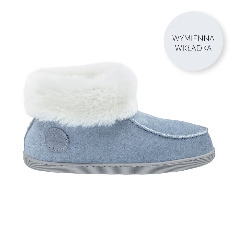 KAPCIE DAMSKIE PEPPIN POPIELATO-BIAŁE 42