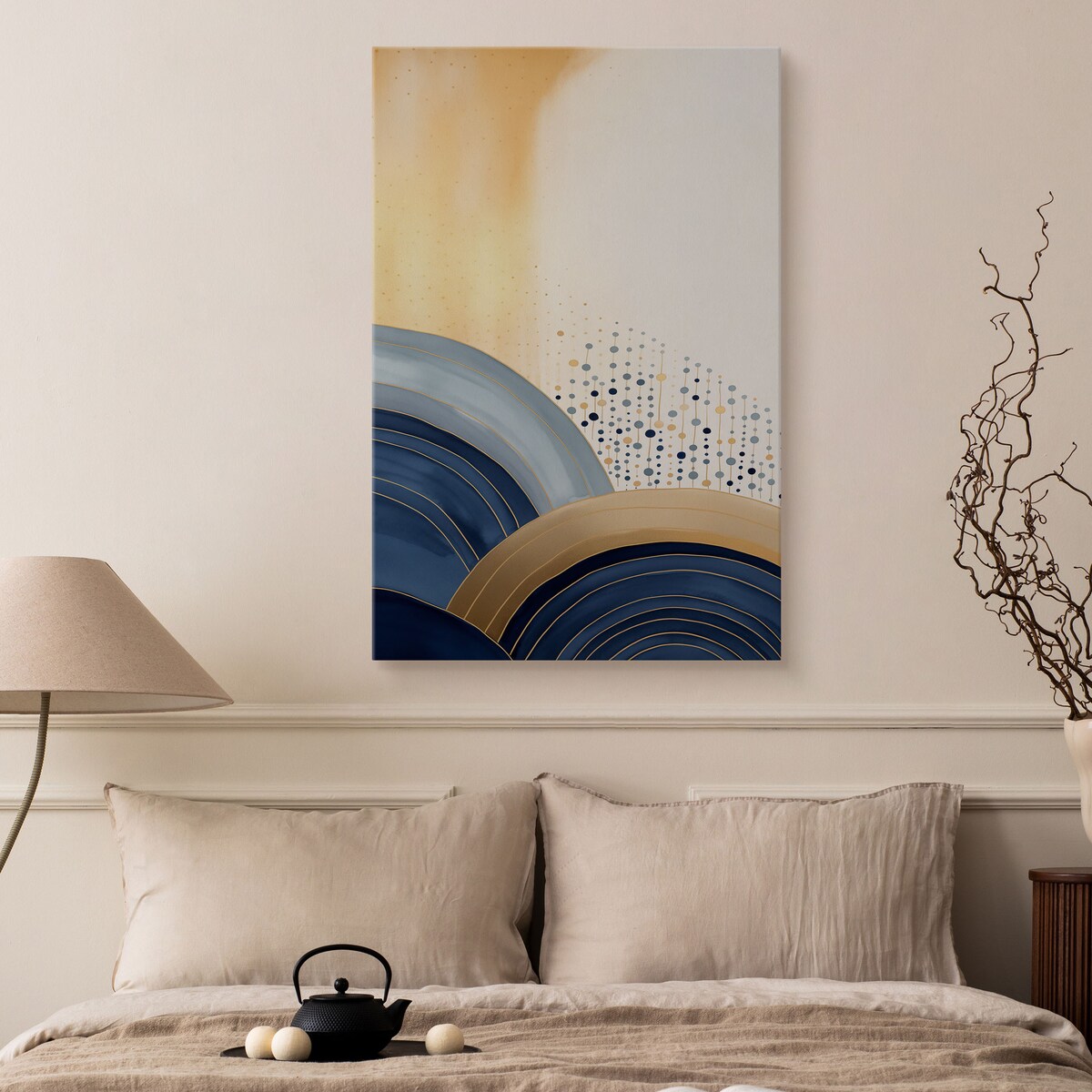 Obraz Ekskluzywne Złote Ornamenty Wzory Abstrakcja 80x120cm