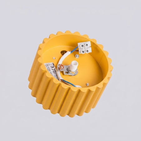 Plafon AURA 1 żółty Gx53