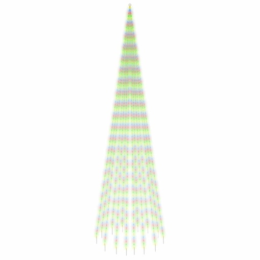 vidaXL Choinka do montażu na maszcie, 1134 kolorowych LED, 800 cm