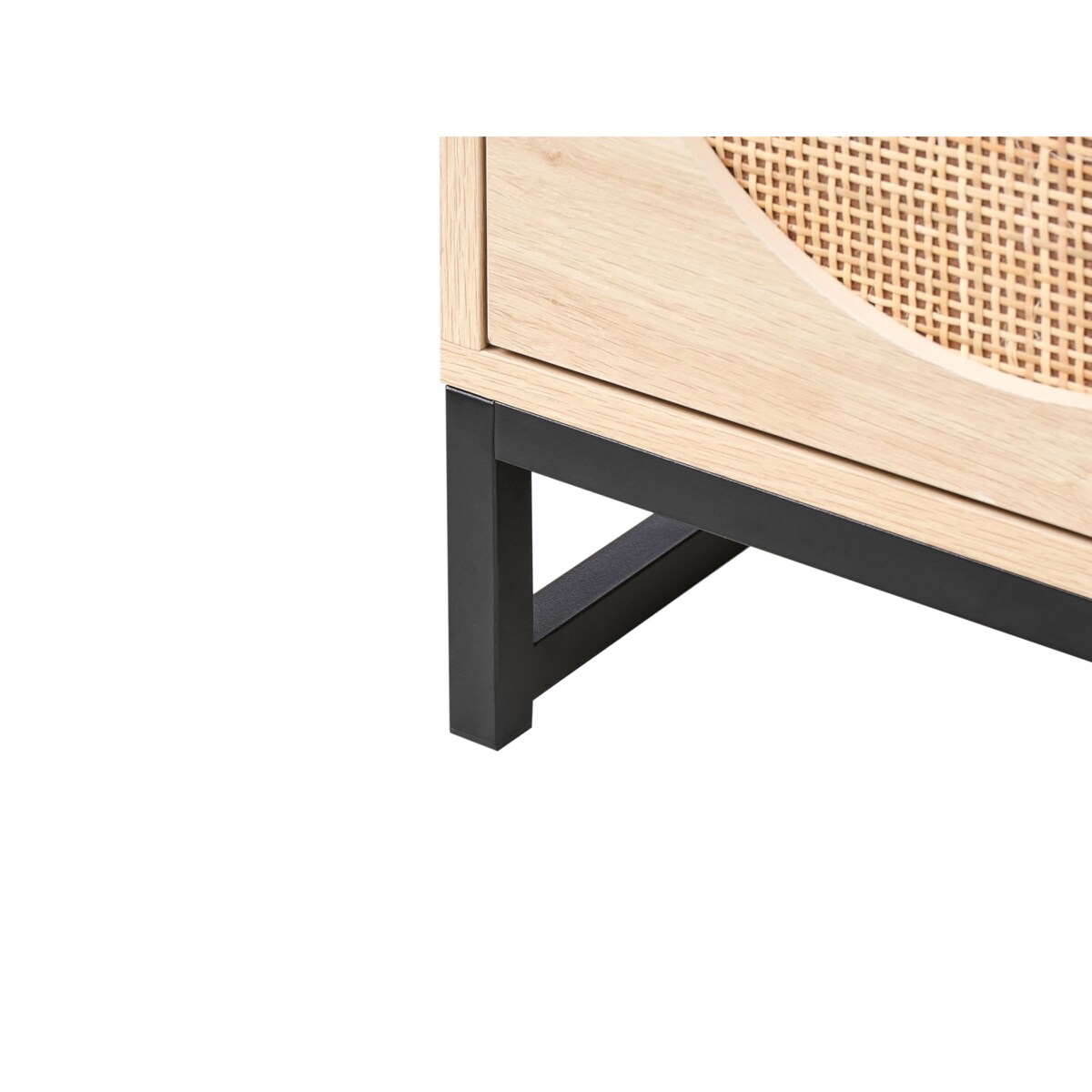 Komoda 4 szuflady BOTWOOD Jasnobrązowy