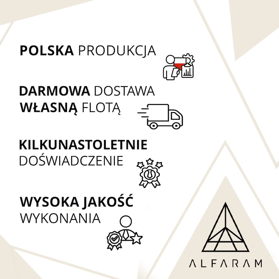 Lustro o nieregularnym kształcie - PIENA