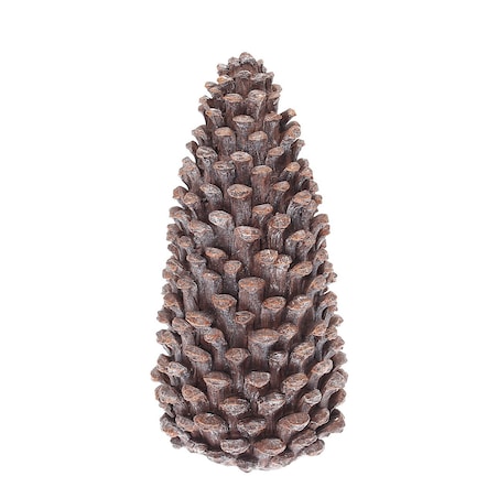 Figurka Szyszka duża 14x14x28 cm boże narodzenie, święta, świąteczne, brązowy, 14x14x28 cm