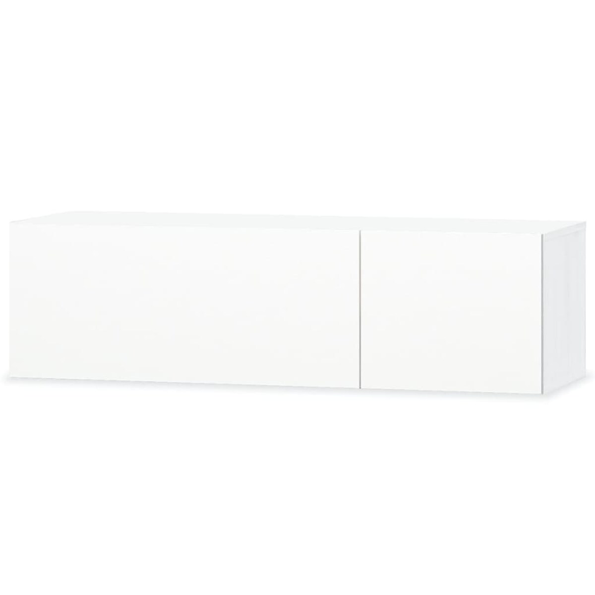 vidaXL Szafka TV, 120x40x34 cm, materiał drewnopochodny, biała/połysk