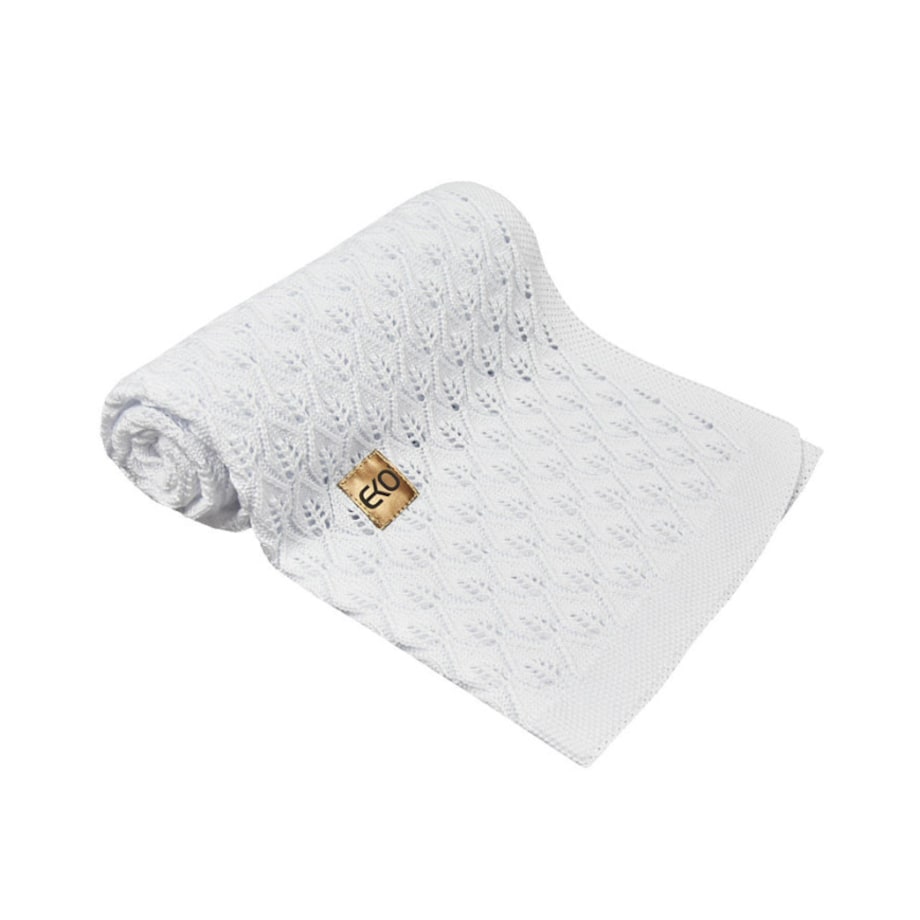 Kocyk bambusowy dla dziecka BIAŁY