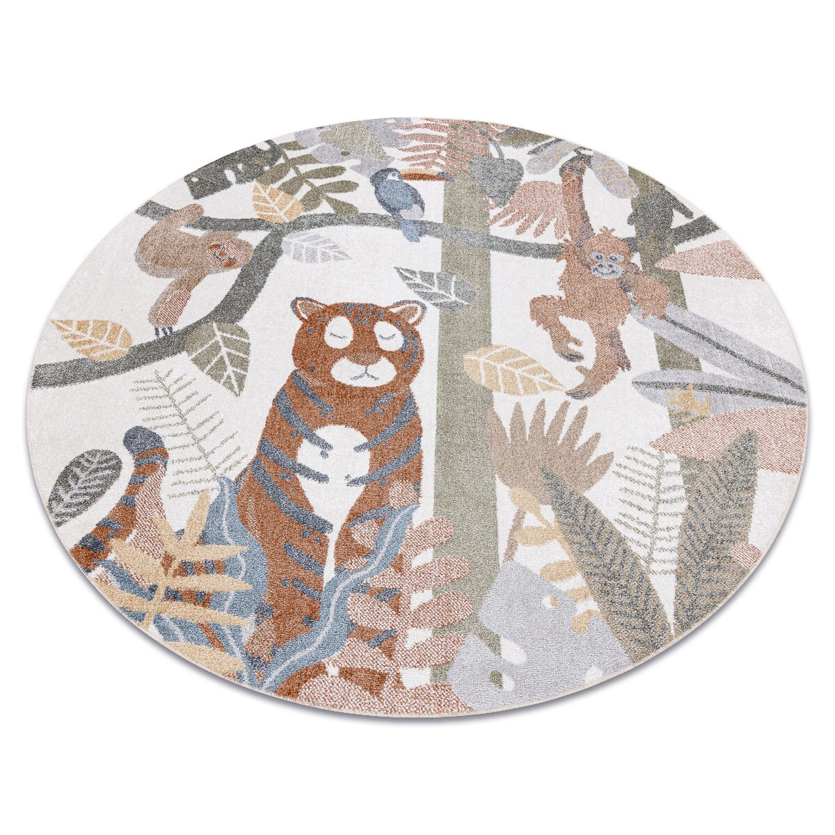 Dywan BONO 8426 koło Dżungla, dzikie koło 160 cm