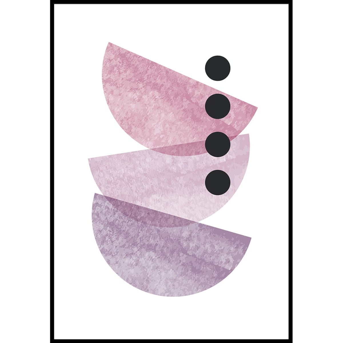 plakat semi-circular forms no 1 70x100 cm