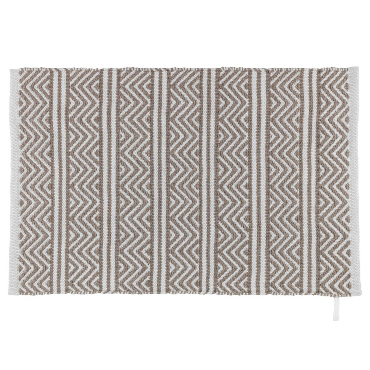 Dywanik łazienkowy SHAKI, poliester z recyklingu, wzór etniczny, WENKO