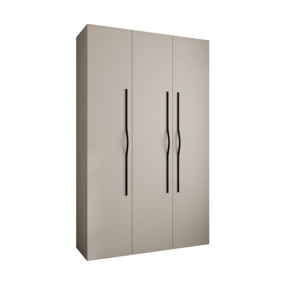 Szafa trzydrzwiowa Como 2 150 gł.40 kaszmir+czarny