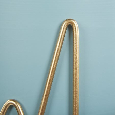 Donica na nóżkach KALANDRA 19 cm Błękitny Metal