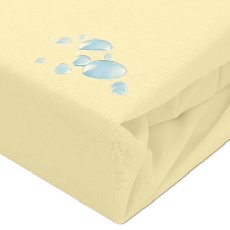 Prześcieradło ochronne wodoodporne z gumką 2w1, rozmiar 200x220 SG kolor krem