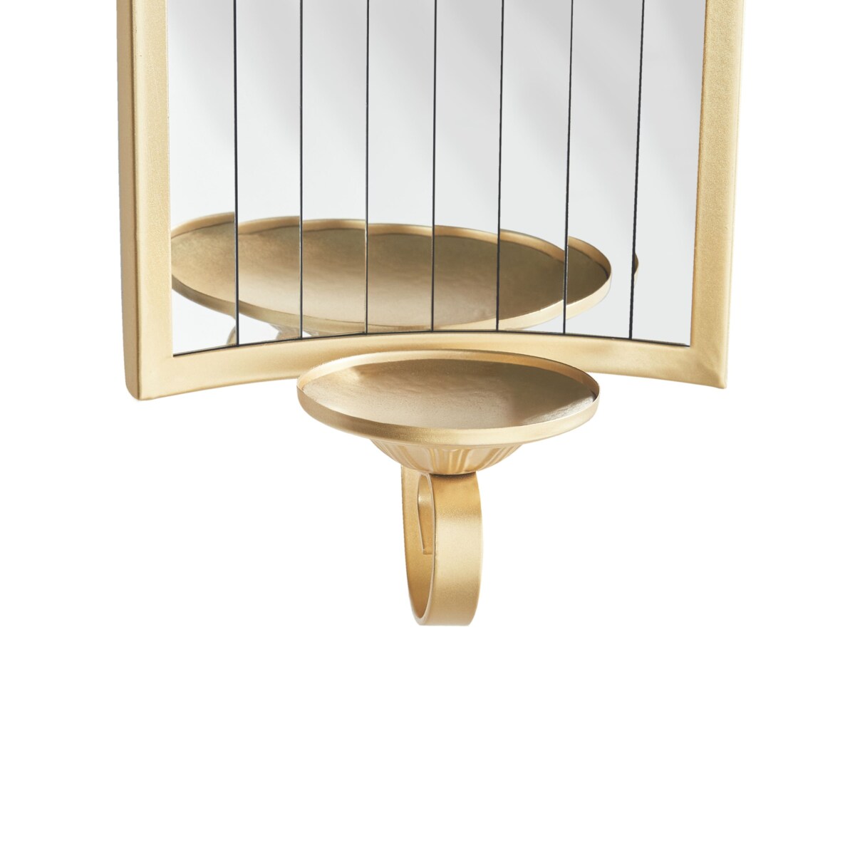 Świecznik SOBREDA Metal 41 cm Złoty