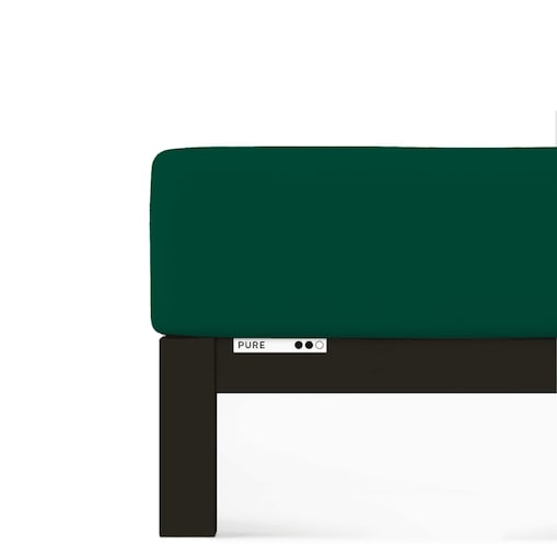 Prześcieradło Schlafgut Pure Baby Uniwersalny Green Deep 690