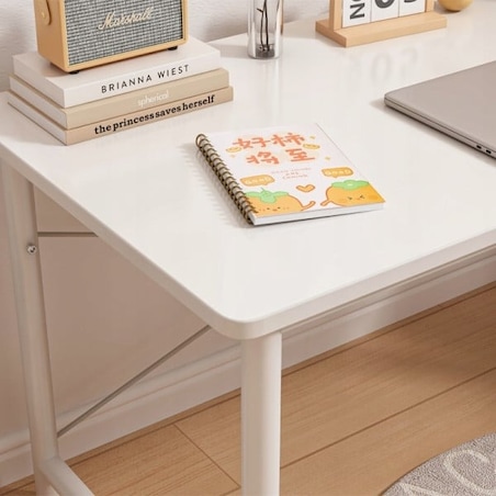 Biurko komputerowe młodzieżowe stolik białe nowoczesne loft duże 100 cm