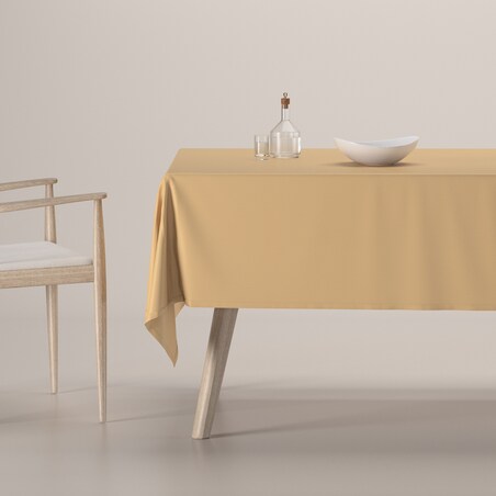 Obrus prostokątny 130 x 210 cm złoty z połyskiem