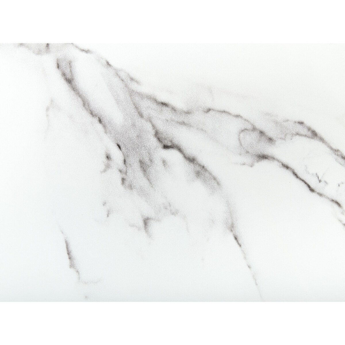 Stół do jadalni szklany 120 x 70 cm efekt marmuru ze złotym ATTICA