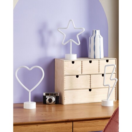 Zestaw 3 neonów LED wielokolorowy FLORETTA