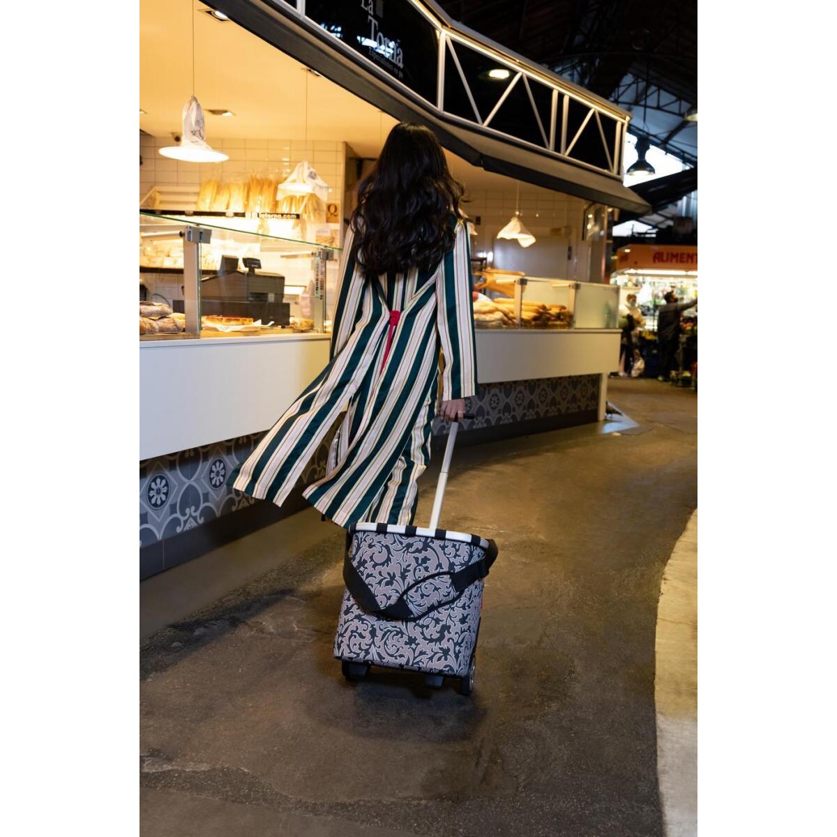 Carrycruiser baroque marble - wózek na zakupy Reisenthel 40 l