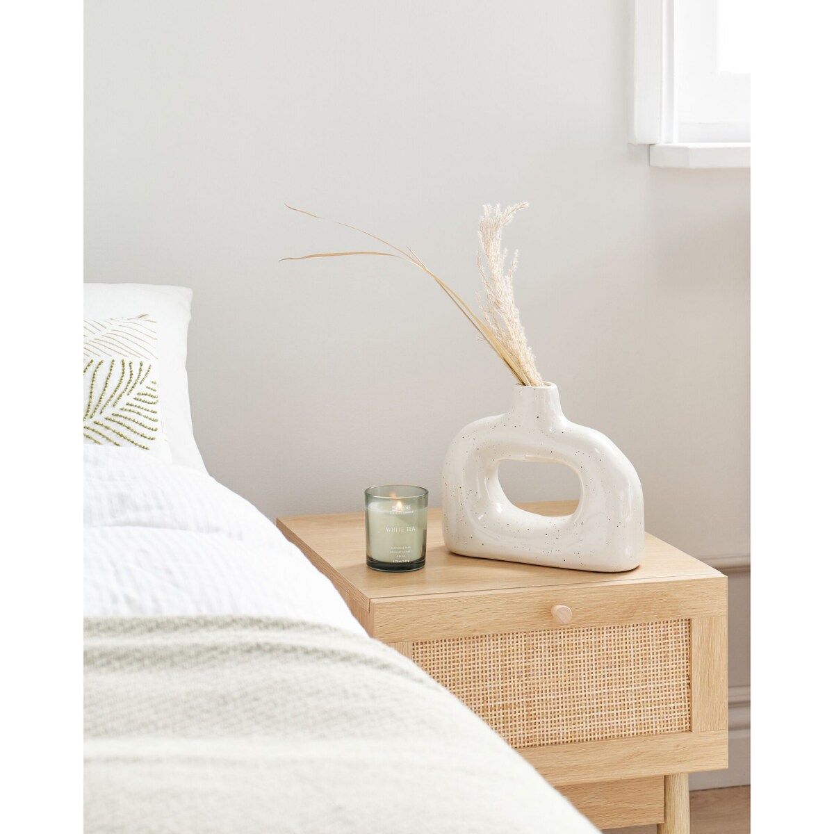 Kamionka Wazon na kwiaty 19 cm Biały MOONEYE