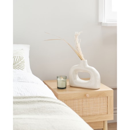 Kamionka Wazon na kwiaty 19 cm Biały MOONEYE