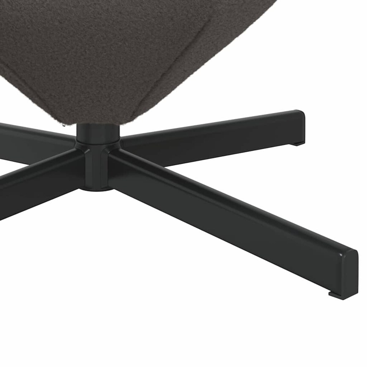 vidaXL Fotel jajo ciemno szary 63 x 73 x 90 cm