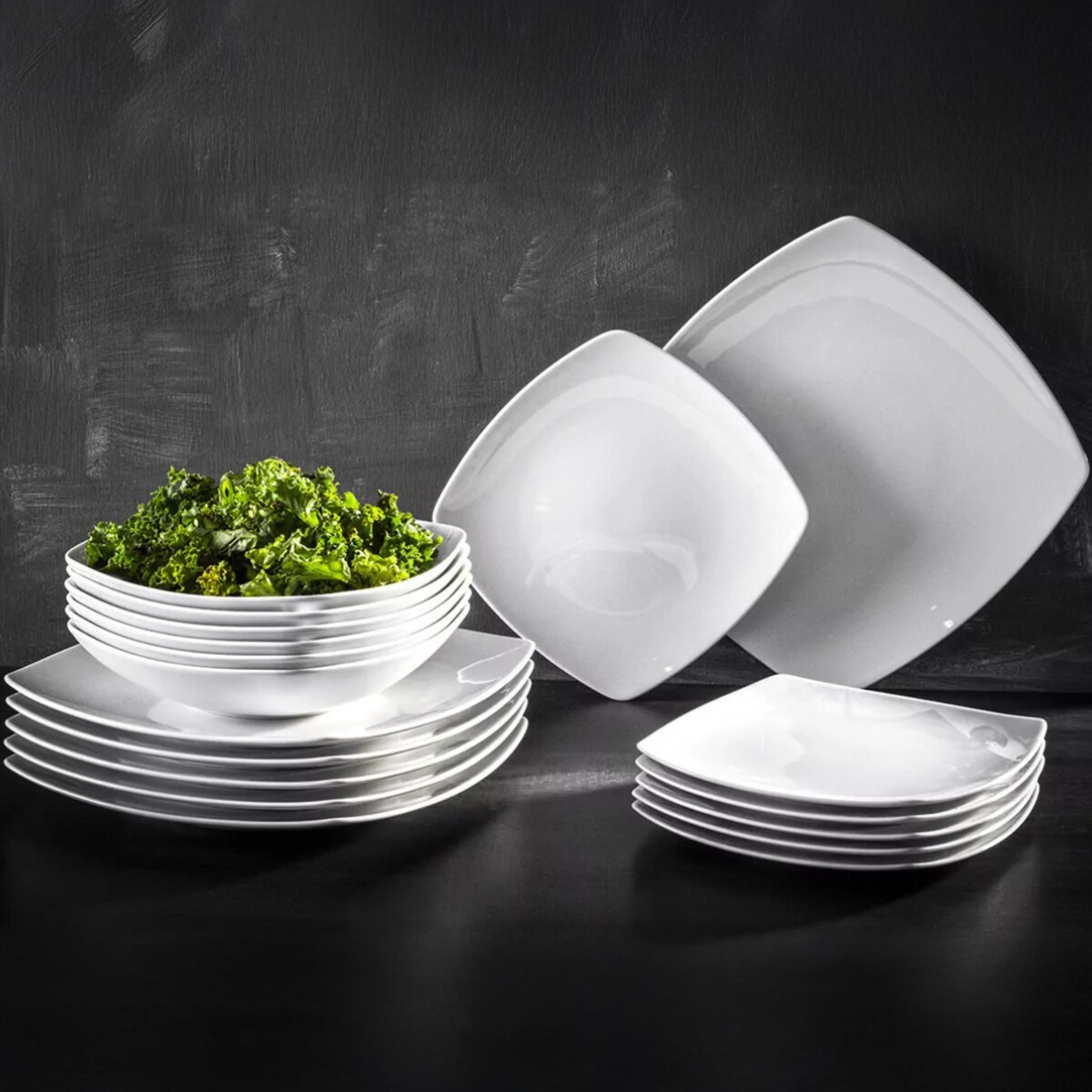 Konsimo CARLINA Zestaw obiadowy, 6 os. (18el)