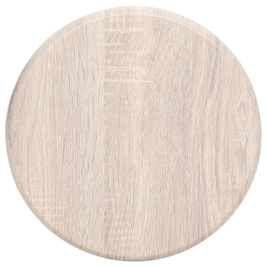 vidaXL Stołki barowe, 2 szt., czarne, MDF