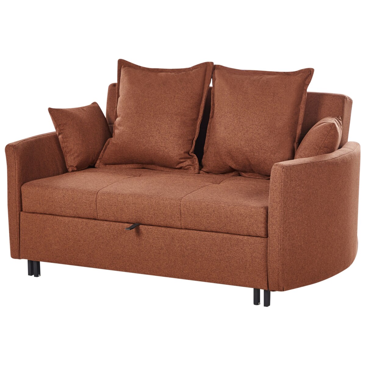 Sofa rozkładana HOVIN Złoty brąz