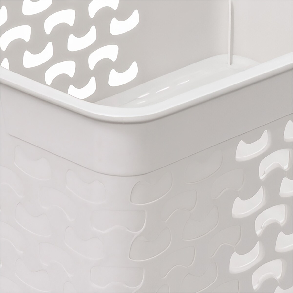 Koszyk Ażurowy Koszyczek Pudełko Organizer Biały