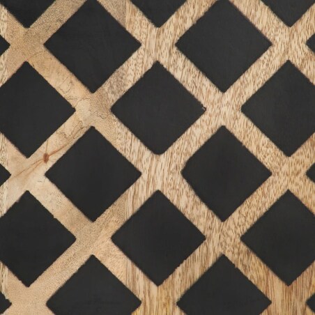 vidaXL Szafka, 118x35x75 cm, lite drewno mango