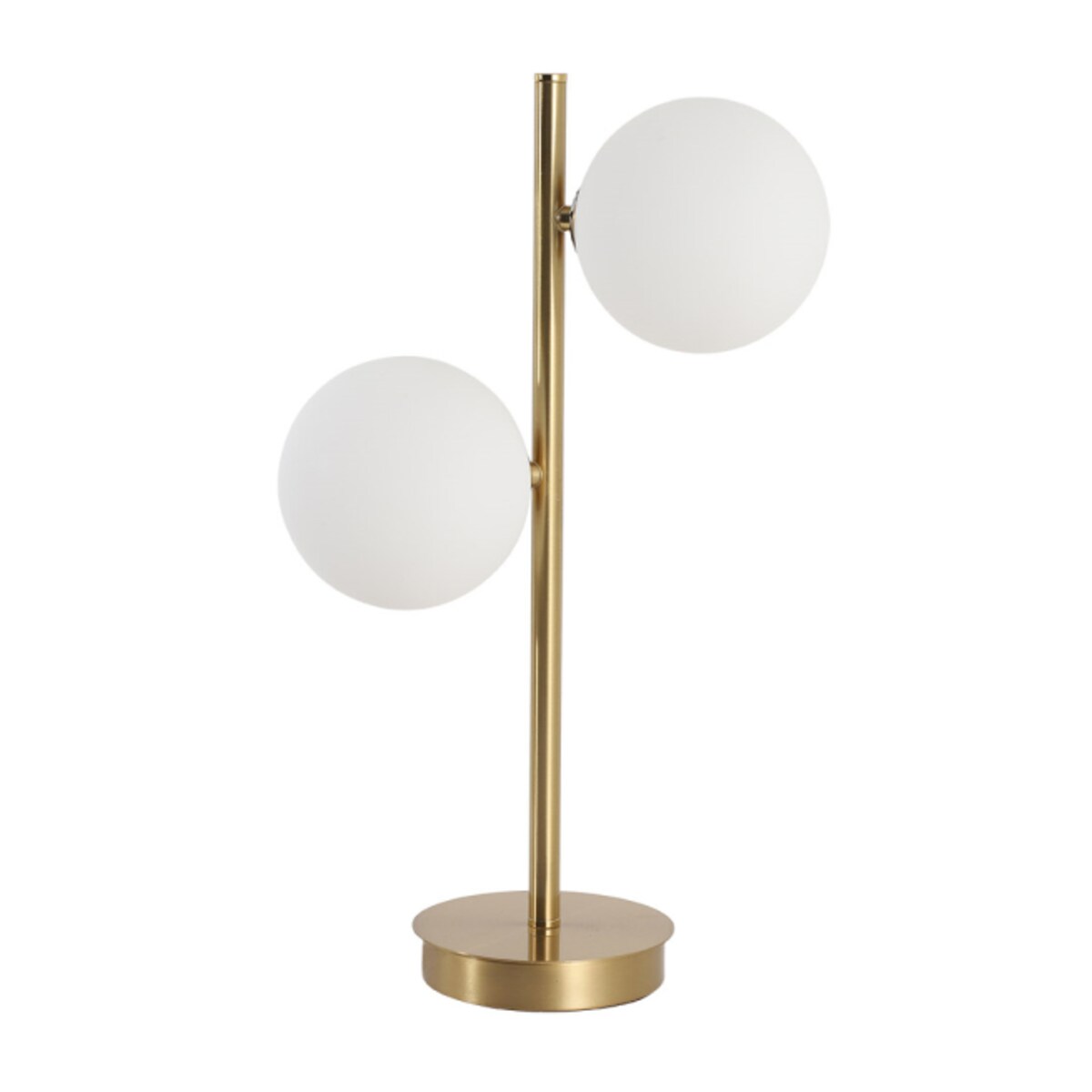 Lampka biurkowa złota Dorado LP-002/2T Light Prestige szklane mleczne bańki
