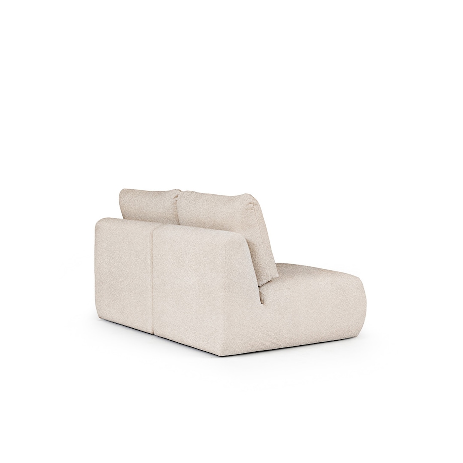 Mirel Sofa 2 osobowa bez podłokietników kremowa