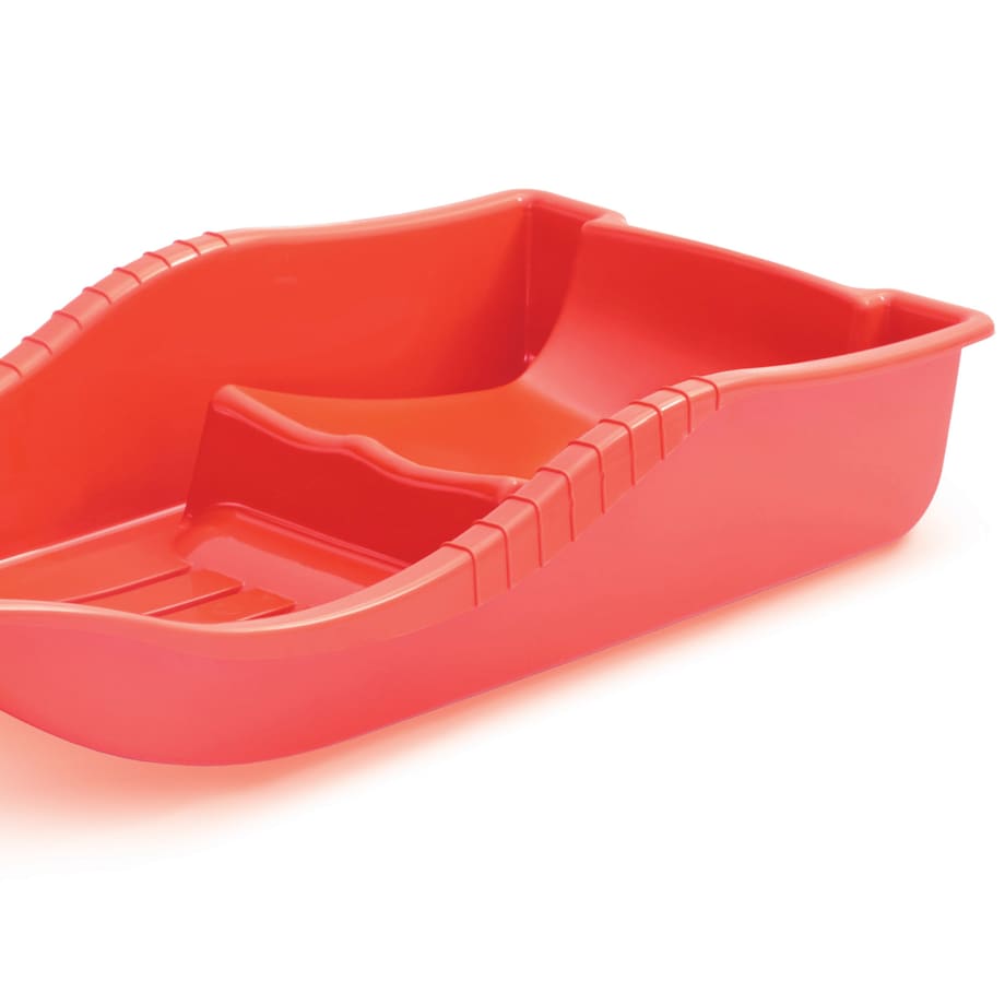 Sanki Na Śnieg Dla Dzieci Ślizg Ślizgacz Zjazdowy Z Linką Czerwone