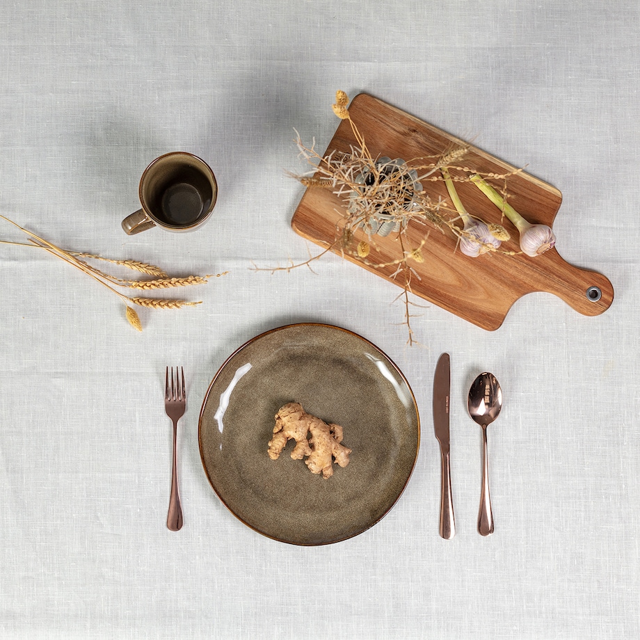 Talerz obiadowy Gelato ⌀27cm brown, 27 x 2,5 cm