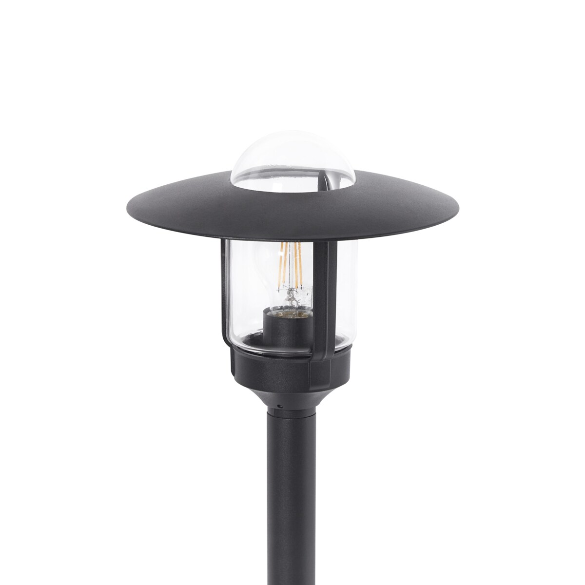 Stojąca lampa ogrodowa 98 cm czarna TIZU