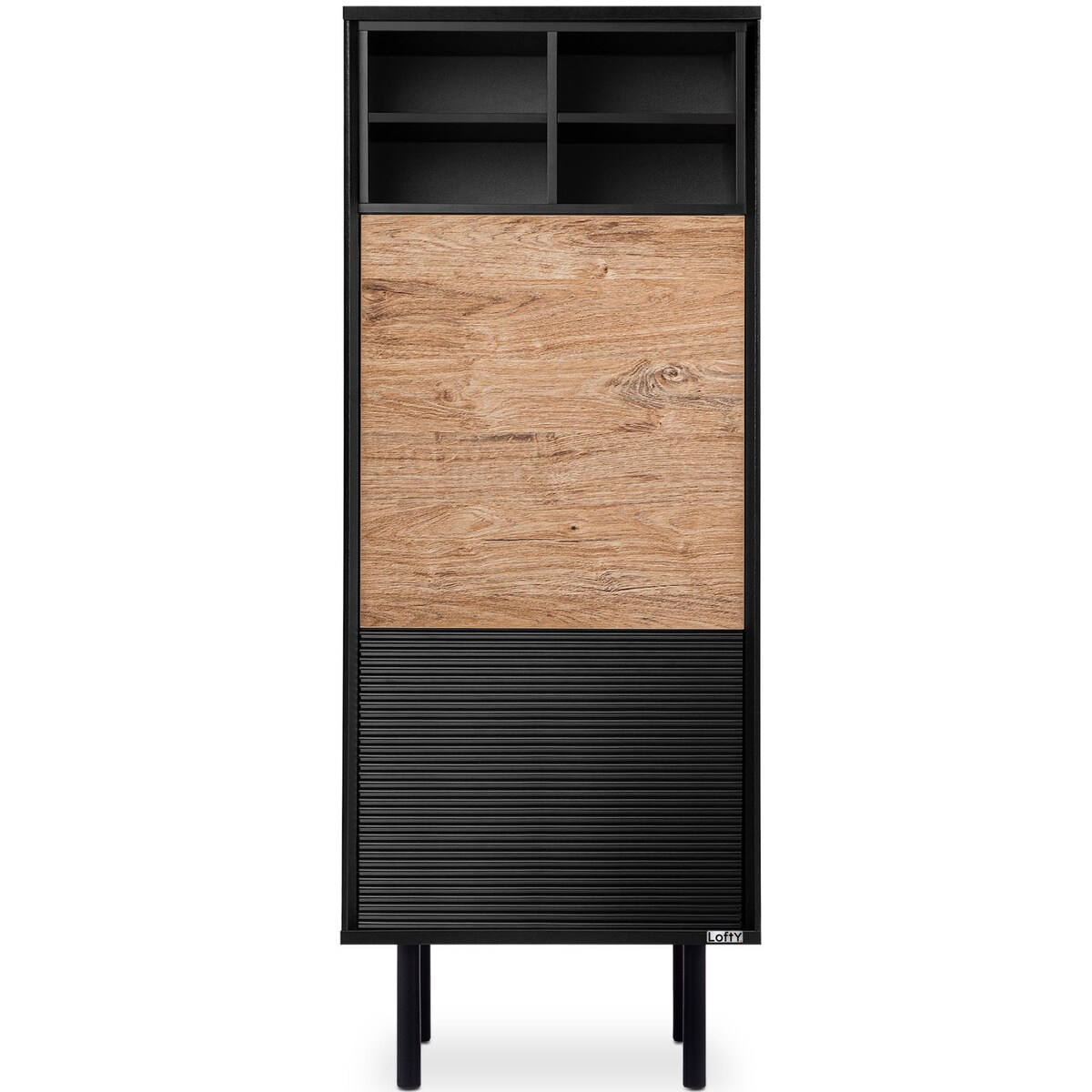 KONSIMO LOFTY Regał w stylu loft z półkami