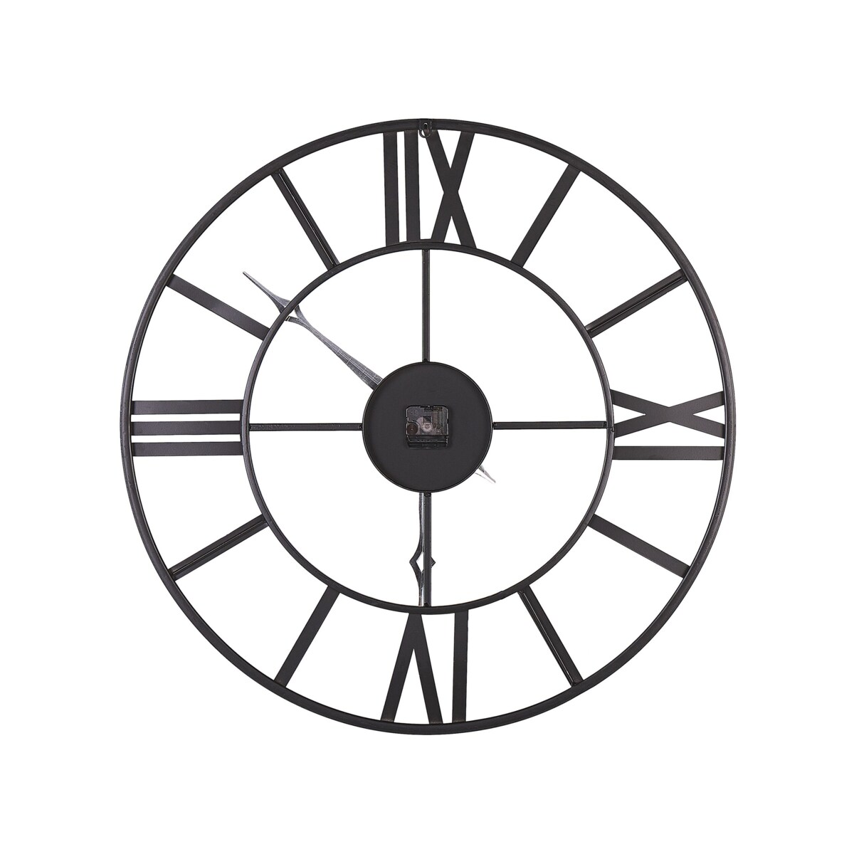 Zegar ścienny ø 80 cm czarny ze złotym VALSOT