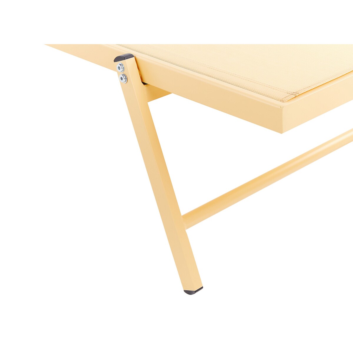 Leżak ogrodowy żółty PORTOFINO